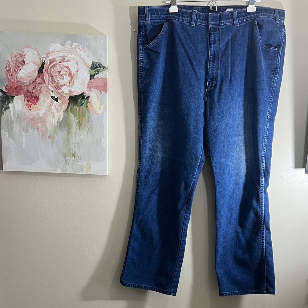 Comfort Action Sports Relaxed Fit Men's Denim Jeans Size 46x32